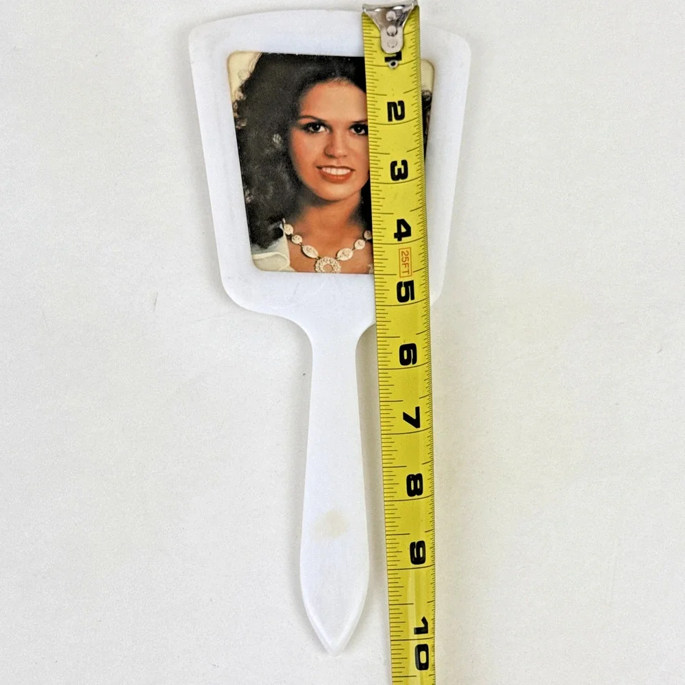 Marie Osmond Handheld Mirror - 10 inch Plastic Donny and Marie Vintage